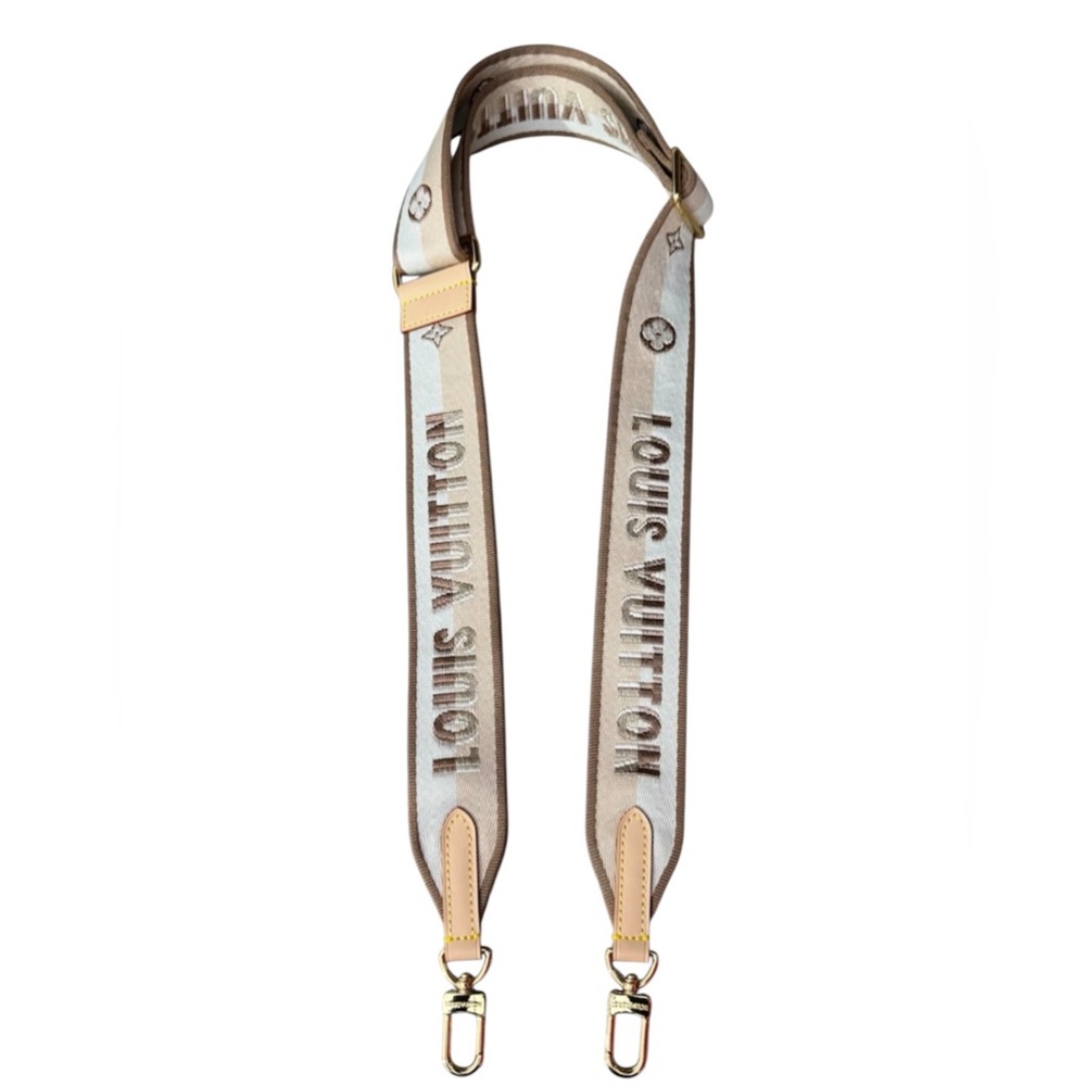 Louis Vuitton Tan and Brown Adjustable Strap